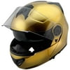 Hawk H-70 Solid Gold Modular Motorcycle Helmet Small