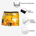 thumbnail image 3 of Susaid Happy Halloween1 Print Men's Mesh Boxer Briefs Cooling Breathable Sports Underwear Wide Waistband Boxer Briefs W/Fly-Small, 3 of 5