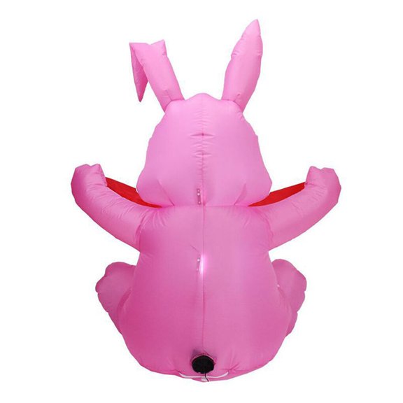 Bearachild Adorno inflable con forma de Animal de Pascua, decoración de poliéster para porche delantero, suministros para el hogar para Hotel de Kits de decoración para fiestas