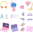 thumbnail image 1 of 1 Ensemble de Fournitures Scolaires pour Poupée Miniature Mini Ensemble Scolaire Poupée Miniature Papeterie, 1 of 5