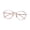 Pink, variant on 1 Pack Blue Light Blocking Glasses, Irregular Round Metal Frame Computer Eyewear, Anti-Eyestrain Fashion Glasses for Digital Screens and Office Use, (Black)