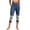 I Blue, variant on Jopfuhed Leggings for Women Stretchy High Waist Tummy Control 7/8 Yoga Pants with Pockets Casual Floral Printed Gym Workout Pants,Sizes S-3XL