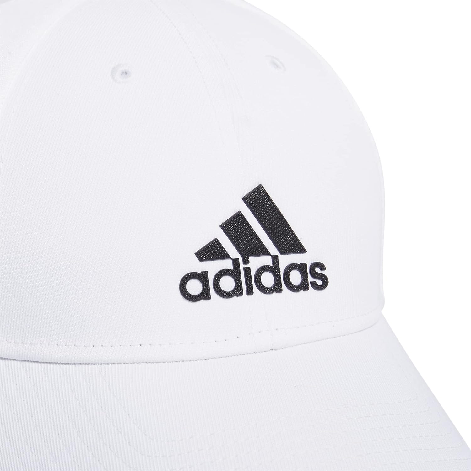 adidas Men's Decision Training Hat (White/Black, One Size)