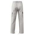thumbnail image 2 of Eashery Men's Cargo Pants Flex Cargo Pant Casual Joggers Pants Pants for Men (White,M), 2 of 4