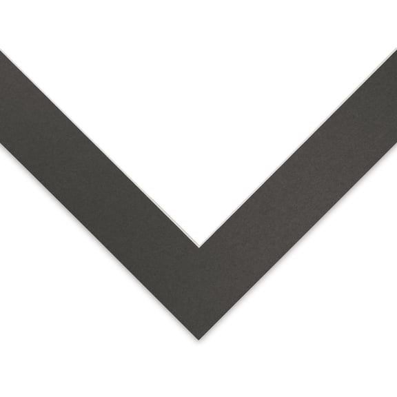 Blick Pre-Cut Mat - Cinder, 16" x 20" (11-3/4" x 15-3/4" Opening)