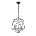 thumbnail image 5 of 3 Light Chandelier In Geometric Architectural Style 14.25 Inches Wide By 17.75 Inches High     -Traditional Installation Z-Lite 918-14Mb-Ch, 5 of 7