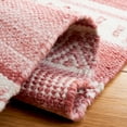 thumbnail image 5 of SAFAVIEH Striped Kilim Jocelin Striped Polyester Area Rug, Pink/Ivory, 8' x 10', 5 of 8