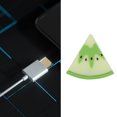 thumbnail image 4 of Bouchées de Câble, Protecteur de Chargeur Durable en PVC Inodore en Forme de Fruit Doux pour Téléphone Intelligent Vert, 4 of 8