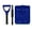 Blue, variant on Assemblable Snow Shovel for Car,D Shaped Handle Snow Removal Tool,for Removing Snow From Cars, Gardens, or Camping Using An Assemblage Snow Shovel with D Shaped Handle,Hecnuo