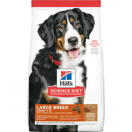 Hill's Science Diet Adult Large Breed Lamb Meal & Brown Rice Recipe Dry Dog Food, 33 lb
