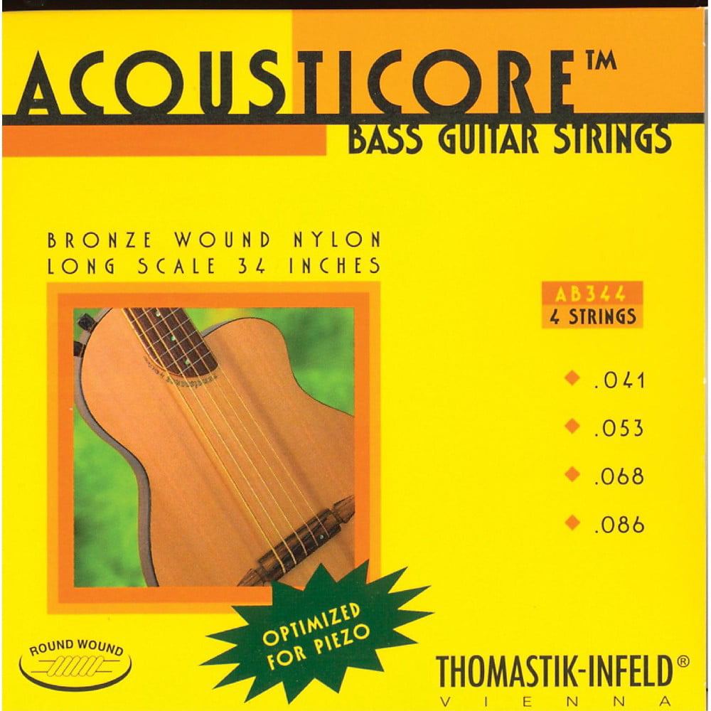 højdepunkt Original Monograph Thomastik AB344 Acousticore Phosphor Bronze 4-String Bass Strings -  Walmart.com