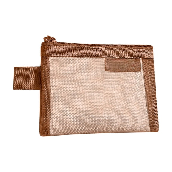 Small Zipper Pouch, Small Mesh Zipper Pouch Portable Mini Mesh Bags for Lipstick,Key,Earphone,Credit Card