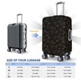 thumbnail image 4 of Pofeuu Gold Spiders And Cobwebs Print Luggage Suitcase Cover Protector Luggage Washable Covers Aesthetic for 18/24/28/32 inch Luggage（No luggage included）-Small, 4 of 7