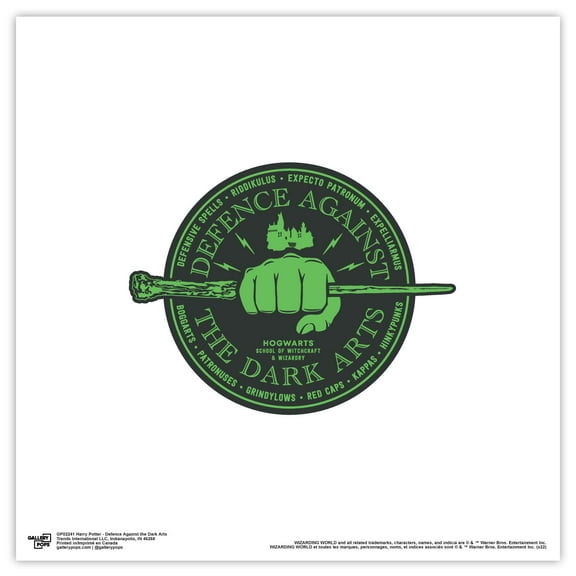Gallery Pops Harry Potter - Defence Against the Dark Arts Wall Art, Unframed Version, 12" x 12"
