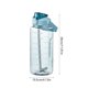 thumbnail image 3 of Botella Deportiva con Pajilla Antiderrame Boca Ancha con Asa | Capacidad Grande de 2000ml para Gimnasio y Fitness | Jarra de Hidratación Portátil de Plástico para Ejercicio, Yoga y Viajes al Aire, 3 of 6