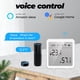 thumbnail image 3 of Matsuzay Sensor inteligente de temperatura y humedad Tuya para dormitorio, teléfono móvil, WiFi, pantalla Digital, termómetro, suministros Electrónica Negro, 3 of 6