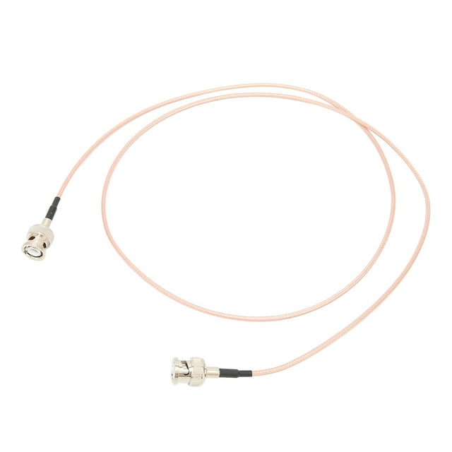 Cable de puente coaxial de baja pérdida, alimentador BNC SC316 de 3,3 pies Cable macho BNC Maleto BNC Cable alimentador BNC Rendimiento sólido
