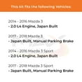 thumbnail image 3 of MAX Advanced Brakes - Brake Kit For 2014-2018 Mazda 3 (Japan Built, MPB) | Carbon Ceramic Brake and Rotor Kit Front and Rear | Daily Performance Drilled Slotted Brake Rotors, 3 of 10