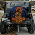 thumbnail image 2 of Lotusprinthandmade Poodle Dog Halloween Spare Tire Cover With Backup Camera Hole 6 Sizes (35 in.), 2 of 7