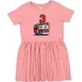 thumbnail image 3 of Inktastic 3rd Birthday Fire Truck Girls Toddler Dress, 3 of 5