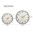 thumbnail image 2 of Falling Leaves Pattern Wall Clock Modern Decor Acrylic Clock Golden Hands 9.5in, 2 of 12