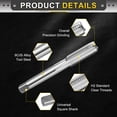 thumbnail image 4 of Uxcell Hand Plug Tap M12 x 1.25 H2 Metric Thread Taps Straight Flute Screw Tapping Threading Tool 9CrSi Alloy Tool Steel, 4 of 6