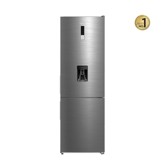 Refrigerador Midea Bottom mount Cool Flow Bru Steel 11 Píes Cúbicos