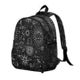 thumbnail image 4 of Aesthetic Student Backpack – Gothic Celestial Moon Starry Night Steampunk Dark Cosmic Eclipse Lunar Astral Solar Print, 4 of 6