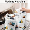thumbnail image 5 of Cartoon Construction Vehicles Mountains Bathroom Rugs Mat,Non Slip Microfiber Bathroom Rug,Rubber Backing,Soft Bathroom Mats for Bathroom Floor,Tub and Shower,60x24in(150x60cm), 5 of 5