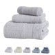 thumbnail image 3 of Injueey Nuevo portátil 3 unids/set hogar Hotel algodón toalla manos cara cuerpo agua sudor absorción limpieza secado toalla Suministros de limpieza para el hogar gris claro Injueey HA4650-03B, 3 of 6