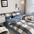 thumbnail image 4 of Juego de cama grande con estampado de cuadros, 4 of 8