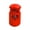 Red, variant on 5mm Single Hole Craft County Cylinder Cord Locks - Many Colors & Pack Sizes - Toggle Drawstring Adjuster/Fastener