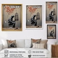 thumbnail image 4 of Designart "Urban Solitude Black Pop Street Art III" Fashion Canvas Wall Art - Glam Black Pop Art Entryway Wall Art Print, 4 of 6