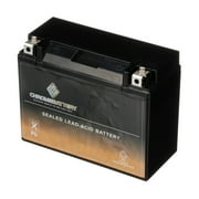 Chrome Battery Y50-n18l-a3 (50-n18l-a3 12 Volts,20 Ah, 260 Cca) High Performance - Maintenance Free - Sealed AGM Motorcycle Battery