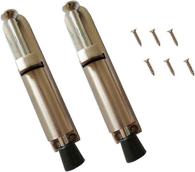 Door Stops Stainless Steel Stopper With Spring + Screws | Walmart en línea