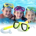 thumbnail image 5 of Kids Swimming Goggles with Snorkel Set, Large Frame HD Anti-Fog Diving Mask & Dry Top Snorkel for Boys Girls, Leak-Proof Adjustable Strap for Pool, Beach, Ocean Snorkeling Safety Gear Ages 6-12​, 5 of 7