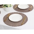thumbnail image 5 of Unique Bargains Rustic Placemats Set of 6 Placemats Kitchen Table Mat Coffee, 5 of 6