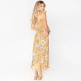 thumbnail image 4 of Vestido de mujer, tirantes con cordones y abertura en el pecho, vestido floral, nueva moda de primavera y verano, 4 of 6