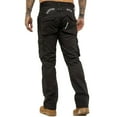 thumbnail image 4 of Enzo Mens Cargo Combat Denim Jeans, 4 of 5