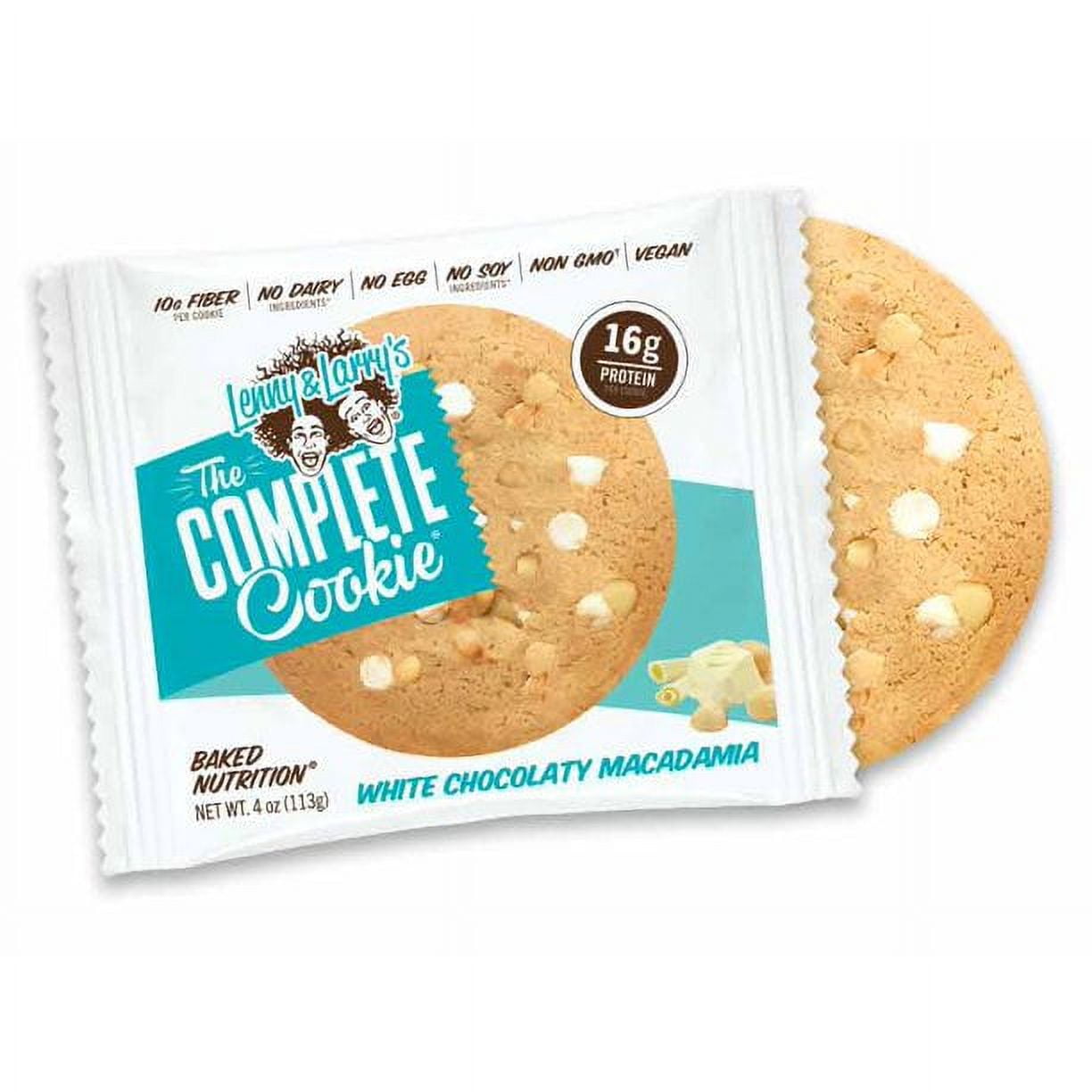 (12 Pack)Lenny & Larry'S The Complete Cookie White Chocolaty Macadamia Cookie, 4 Oz