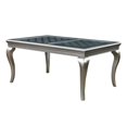 thumbnail image 1 of Furniture of America Bethlehem Wood Extendable Dining Table in gray, 1 of 7