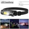thumbnail image 1 of Lampe Frontale Étanche Super Lumineux Phare COB LED Lampe Frontale Rechargeable USB 1Pc, 1 of 7