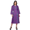 thumbnail image 1 of Moomaya Printed Robe For Girls Cotton Bathrobes For Women Wrap Dressing Gown, 1 of 6