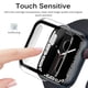 thumbnail image 3 of Compatible Apple Watch 40mm Case Se 2022 with Screen Protector Anti-Scratch Shockproof Hard PC and Tempered Glass Film Bumper Case for Apple Watch Series 6 Series 5 Series 4 SE 40mm(Clear), 3 of 5