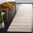 thumbnail image 2 of SAFAVIEH Kilim Adam Striped Polyester Runner Rug, Ivory/Tan, 2'3" x 9', 2 of 8