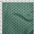 thumbnail image 3 of oneOone Polyester Lycra Fabric Leaves|Floral & Paisley Block Print Sewing Fabric BTY 56 Inch Wide, 3 of 4
