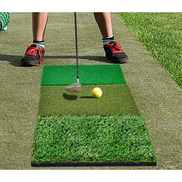 Costway 5' X 3' Standard Realistic Feel Golf Practice Mat Putting