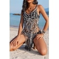 thumbnail image 2 of Oudiya Women Beach Swimsuit Cover Up Crochet Bikini Bathing Suit Coverups Summer Swimwear Tassel Dress, S-3XL, 2 of 6