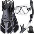 thumbnail image 1 of Set de Equipamiento para Buceo con Snorkel Zenoplige - Máscara, Aletas y Snorkel para Adultos, 1 of 7