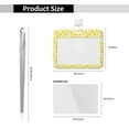 thumbnail image 3 of Cauagu Daisies Flowers for ID Badge Holder,Badge Holder with Windows Key Card Work Badge Sleeve for Office/ Factory/ID Credit Cards/Proximity Key Cards, 3 of 7